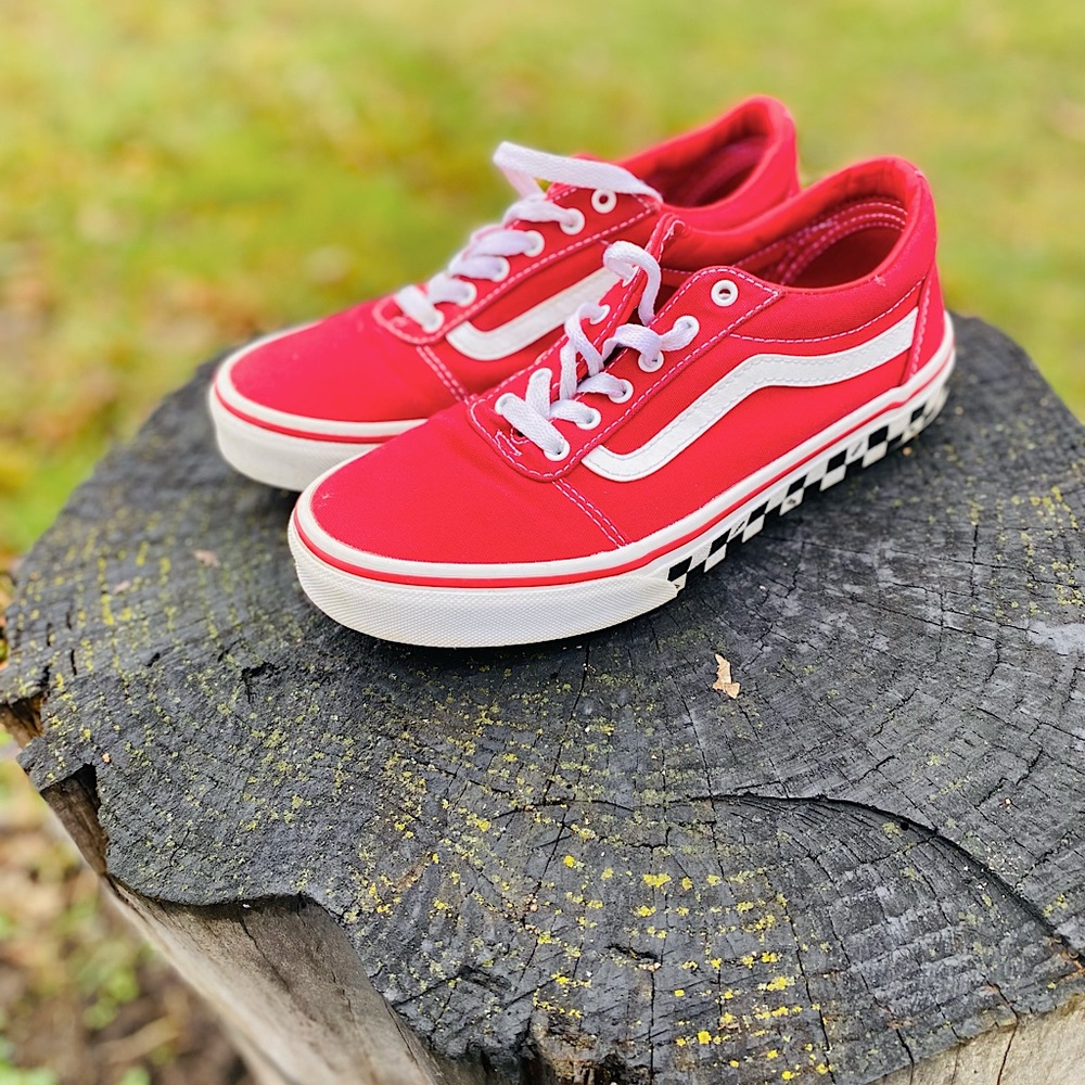 Vans Old Skool Checkered Red/Black/White Sneaker